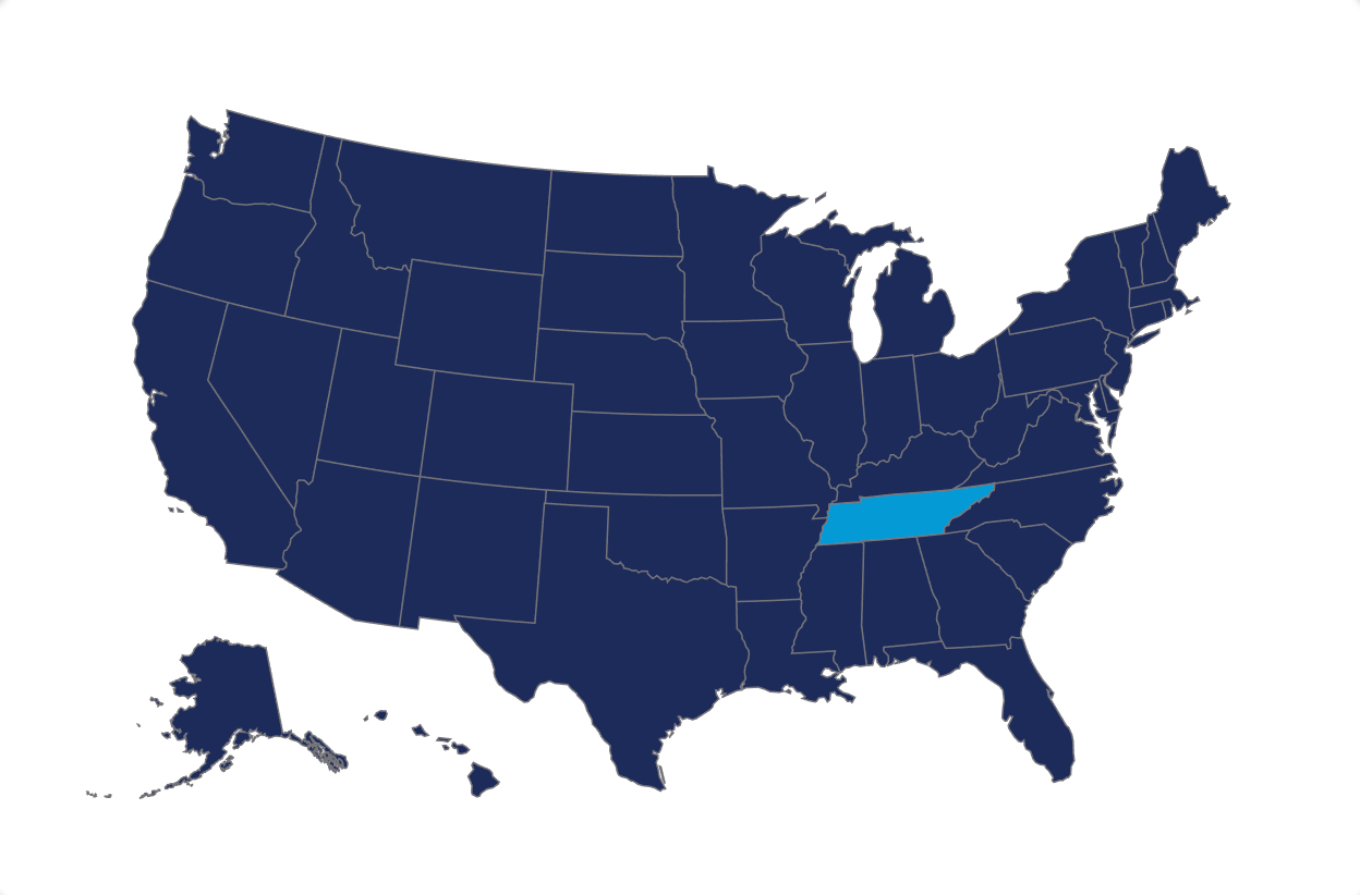 Map of the United States of America
